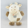 Doudou musical vache daisy blanche tachetée JOLLYBABY