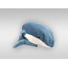 Grande peluche requin bleu blanc IKEA