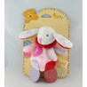 Doudou Lapin blanc mouchoir Baby nat