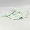 Doudou plat souris bleu verte arc en ciel GIPSY