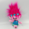 Peluche Trolls rose bleu Dreamworks