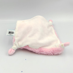 Doudou plat licorne rose blanc BABY NAT