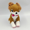 Peluche chien marron blanc BARBIE MATTEL