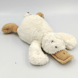 Doudou canard blanc beige ANNA CLUB PLUSH
