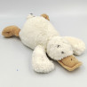 Doudou canard blanc beige ANNA CLUB PLUSH
