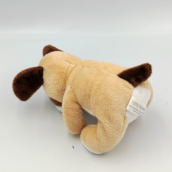 Doudou chien beige marron blanc ZEEMAN