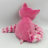 Doudou peluche chat rose KITTY GALORE