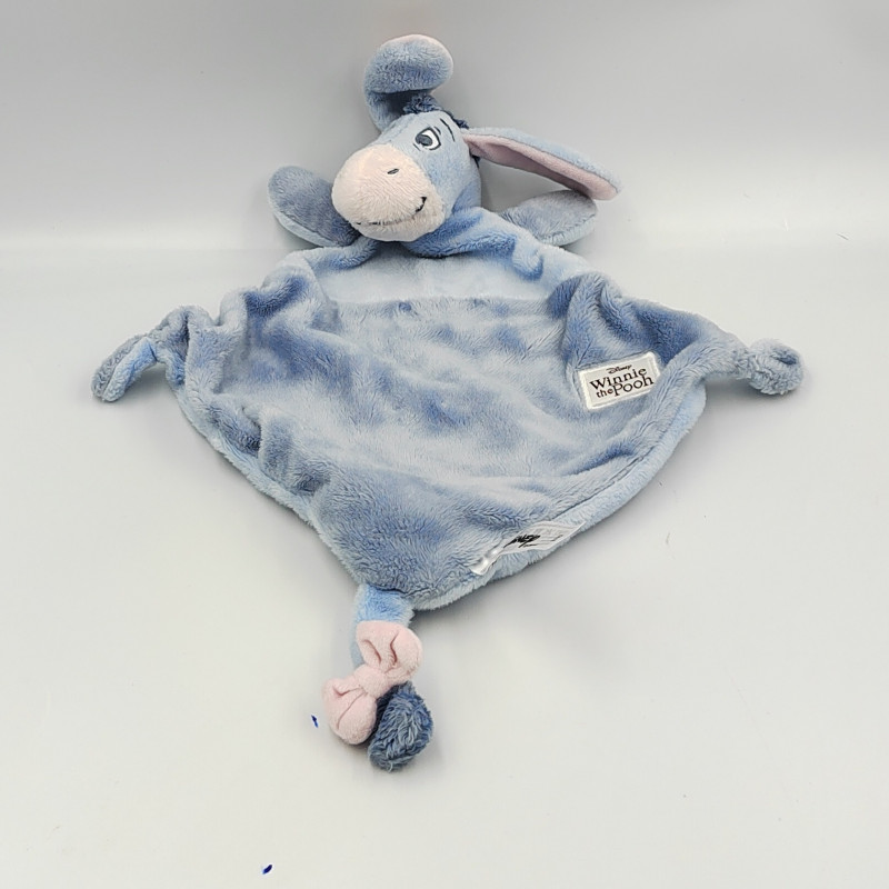 Doudou plat Bourriquet bleu DISNEY