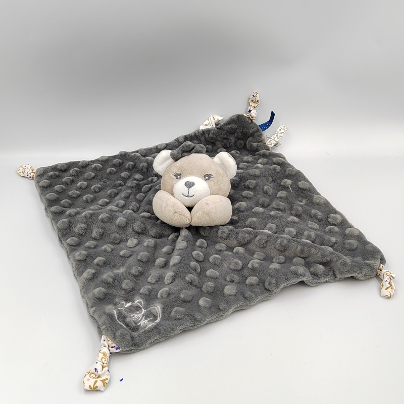 Doudou plat ours gris MGM DODO D'AMOUR