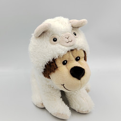 Doudou peluche singe marron...