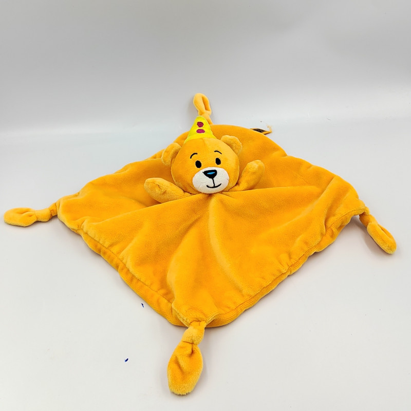 Doudou plat Bumba ours orange STUDIO 100