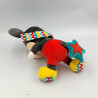 Doudou peluche musical Mickey rouge noir étoiles motifs DISNEY