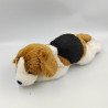 Peluche chien marron noir blanc PYRAMIDE