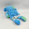 Doudou marionnette chien bleu velours côtelés Baby nat