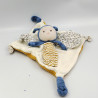 Doudou et compagnie plat insecte abeille bleu blanc jaune bio