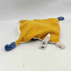 Doudou et compagnie plat insecte abeille bleu blanc jaune bio