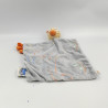 Doudou plat Oiseau Autruche Sissi bleu NOUKIE'S