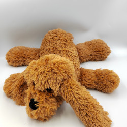 Grande peluche chien marron BLANCHE PORTE