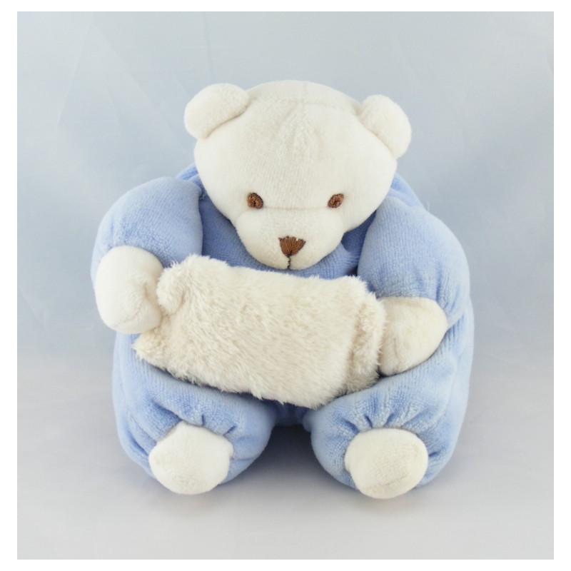 Doudou ours bleu bonnet CMP