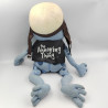 Grande peluche grenouille bleu Crazy Frog
