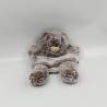 Doudou plat marionnette ours marron HISTOIRE D'OURS