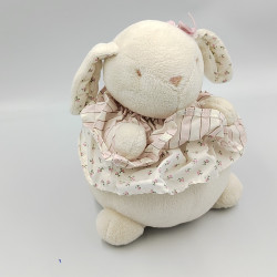 Doudou boule lapin blanc...