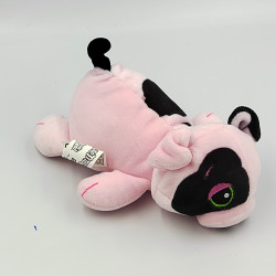 Doudou cochon rose noir aubergine CUTETITOS BASIC FUN