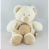 Doudou ours blanc écru NICOTOY