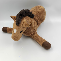 Doudou cheval marron noir IKEA