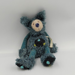Doudou ours Baba le Koala bleu Les Zazous MOULIN ROTY