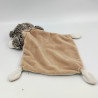 Doudou plat ours marron beige blanc TEX BABY
