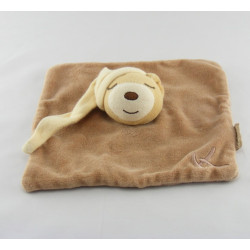 Doudou plat noeuds ours endormi vichy bleu Kaloo X2