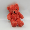 Doudou peluche ours rouge NOUNOURS AJENA