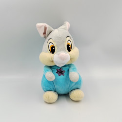 Doudou lapin gris bleu fleur Pan-pan Panpan DISNEY