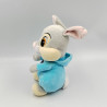 Doudou lapin gris bleu fleur Pan-pan Panpan DISNEY