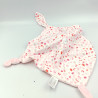 Doudou plat chat rose fleurs arc en ciel GIPSY