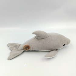 Peluche dauphin gris blanc collection nature PARC ASTERIX