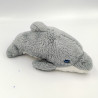 Peluche dauphin gris blanc