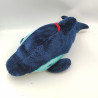 Grande Peluche Dauphin bleu marine bleu blanc