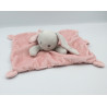 Doudou plat lapin gris rose étoiles SIMBA TOYS