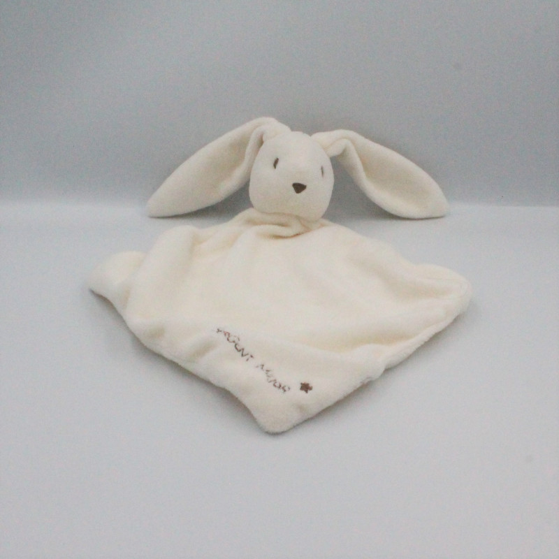 Doudou plat lapin blanc SERGENT MAJOR