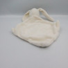 Doudou plat lapin blanc SERGENT MAJOR