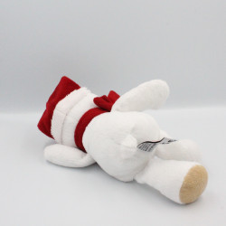Doudou ours blanc bonnet de Noël KINDER