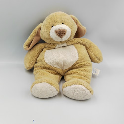 Doudou chien beige blanc GIPSY