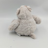 Doudou hippopotame gris rose HISTOIRE D'OURS