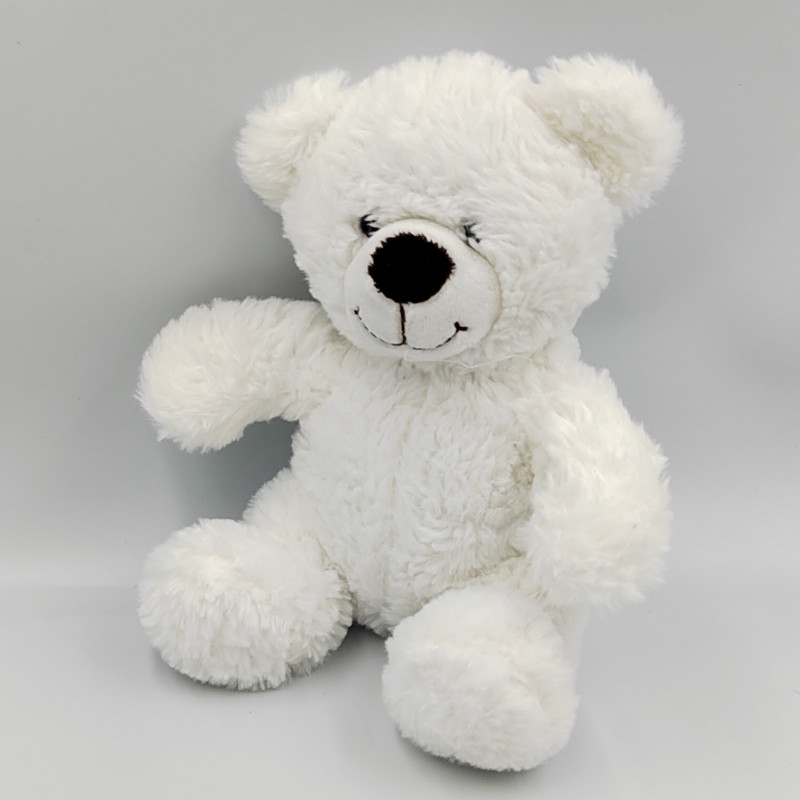 Peluche ouPeluche ours blanc JEMINIrs blanc JEMINI