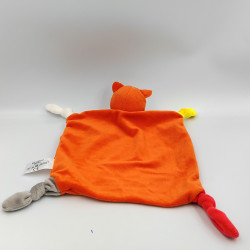 Doudou renard orange jaune gris Corsica SANDY