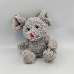 Doudou peluche souris grise DELTA SPORT