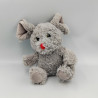 Doudou peluche souris grise DELTA SPORT