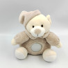 Doudou veilleuse ours beige ATMOSPHERA